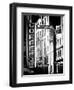 Coffee Shop Bar Sign, Union Square, Manhattan, New York, US, Old Black and White Photography-Philippe Hugonnard-Framed Premium Photographic Print