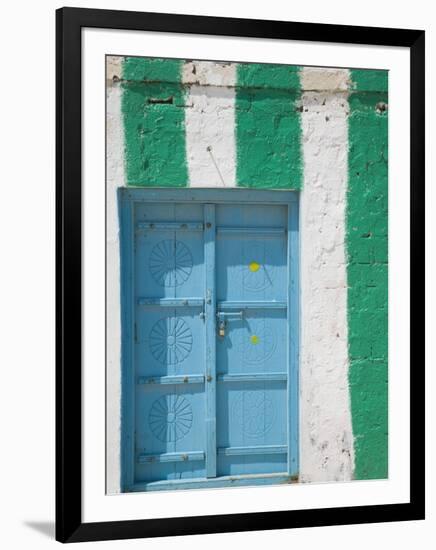 Coffee Shop Exterior, Asaylah, Sharqiya Region, Oman-Walter Bibikow-Framed Photographic Print