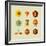 Coffee Shop Icons-cienpies-Framed Premium Giclee Print