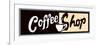 Coffee Shop Sign Or Banner-Bigelow Illustrations-Framed Premium Giclee Print