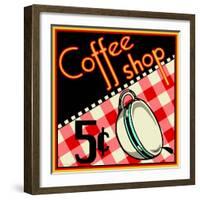 Coffee Shop-Kate Ward Thacker-Framed Giclee Print