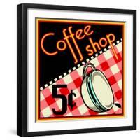 Coffee Shop-Kate Ward Thacker-Framed Giclee Print