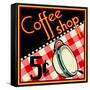 Coffee Shop-Kate Ward Thacker-Framed Stretched Canvas