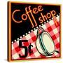 Coffee Shop-Kate Ward Thacker-Stretched Canvas
