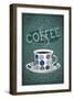 Coffee Sign-Lantern Press-Framed Art Print