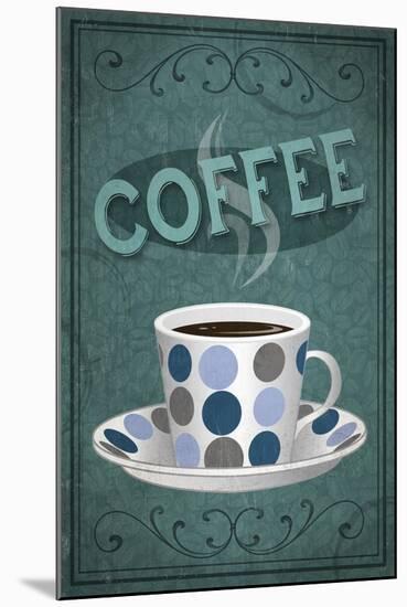 Coffee Sign-Lantern Press-Mounted Art Print