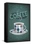 Coffee Sign-Lantern Press-Framed Stretched Canvas