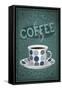 Coffee Sign-Lantern Press-Framed Stretched Canvas