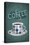 Coffee Sign-Lantern Press-Stretched Canvas