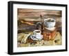 Coffee Still Life-yurchak alevtina-Framed Art Print