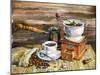 Coffee Still Life-yurchak alevtina-Mounted Art Print