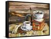 Coffee Still Life-yurchak alevtina-Framed Stretched Canvas