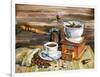 Coffee Still Life-yurchak alevtina-Framed Art Print