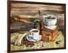 Coffee Still Life-yurchak alevtina-Framed Art Print