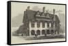 Coffee Tavern and Hostelry at Newark-On-Trent-null-Framed Stretched Canvas