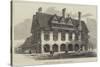 Coffee Tavern and Hostelry at Newark-On-Trent-null-Stretched Canvas