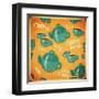 Coffee Tea Cups And Coffee Tea Pot-elfivetrov-Framed Art Print