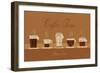 Coffee Time Happy Time-Dominique Vari-Framed Art Print