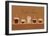 Coffee Time Happy Time-Dominique Vari-Framed Art Print