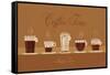 Coffee Time Happy Time-Dominique Vari-Framed Stretched Canvas