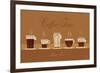 Coffee Time Happy Time-Dominique Vari-Framed Art Print