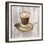 Coffee Time III on Wood-Silvia Vassileva-Framed Art Print