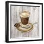 Coffee Time III on Wood-Silvia Vassileva-Framed Art Print