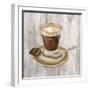 Coffee Time III on Wood-Silvia Vassileva-Framed Art Print