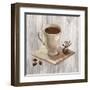 Coffee Time IV on Wood-Silvia Vassileva-Framed Art Print