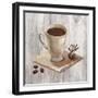 Coffee Time IV on Wood-Silvia Vassileva-Framed Art Print