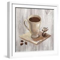 Coffee Time IV on Wood-Silvia Vassileva-Framed Art Print