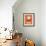 Coffee Time (Orange)-Genesis Duncan-Framed Art Print displayed on a wall