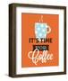 Coffee Time (Orange)-Genesis Duncan-Framed Art Print