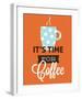 Coffee Time (Orange)-Genesis Duncan-Framed Art Print
