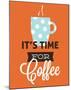 Coffee Time (Orange)-Genesis Duncan-Mounted Art Print