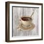 Coffee Time VI on Wood-Silvia Vassileva-Framed Art Print