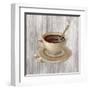 Coffee Time VI on Wood-Silvia Vassileva-Framed Art Print