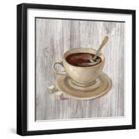 Coffee Time VI on Wood-Silvia Vassileva-Framed Art Print