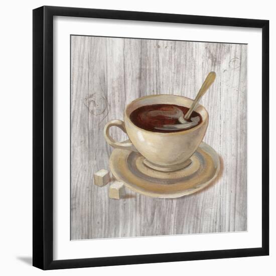 Coffee Time VI on Wood-Silvia Vassileva-Framed Art Print