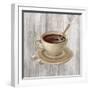 Coffee Time VI on Wood-Silvia Vassileva-Framed Art Print