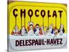 Coffee Tray Advertising 'Delespaul-Havez' Chocolate-null-Stretched Canvas