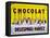 Coffee Tray Advertising 'Delespaul-Havez' Chocolate-null-Framed Stretched Canvas