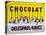 Coffee Tray Advertising 'Delespaul-Havez' Chocolate-null-Stretched Canvas