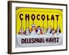 Coffee Tray Advertising 'Delespaul-Havez' Chocolate-null-Framed Giclee Print