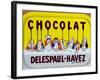 Coffee Tray Advertising 'Delespaul-Havez' Chocolate-null-Framed Giclee Print