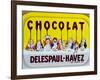 Coffee Tray Advertising 'Delespaul-Havez' Chocolate-null-Framed Giclee Print