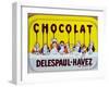 Coffee Tray Advertising 'Delespaul-Havez' Chocolate-null-Framed Giclee Print