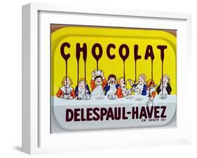 Coffee Tray Advertising 'Delespaul-Havez' Chocolate-null-Framed Giclee Print