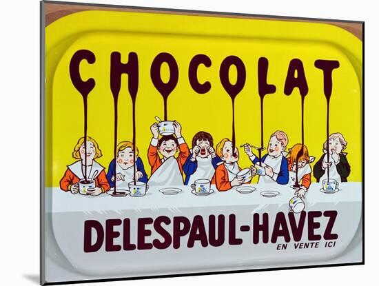 Coffee Tray Advertising 'Delespaul-Havez' Chocolate-null-Mounted Giclee Print