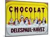 Coffee Tray Advertising 'Delespaul-Havez' Chocolate-null-Mounted Giclee Print